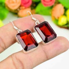 Garnet Solid 925 Sterling