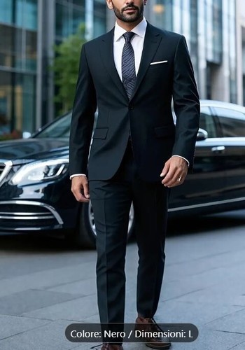 Vestito uomo black taglia - vestito,
