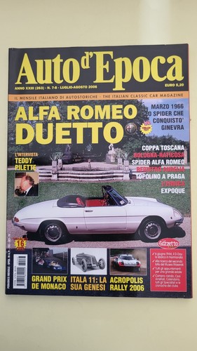 Auto epoca 2006 alfa - d'epoca,