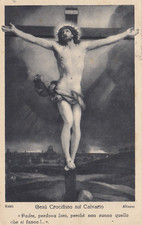 CARTOLINA  ARTE PITTURA GESU