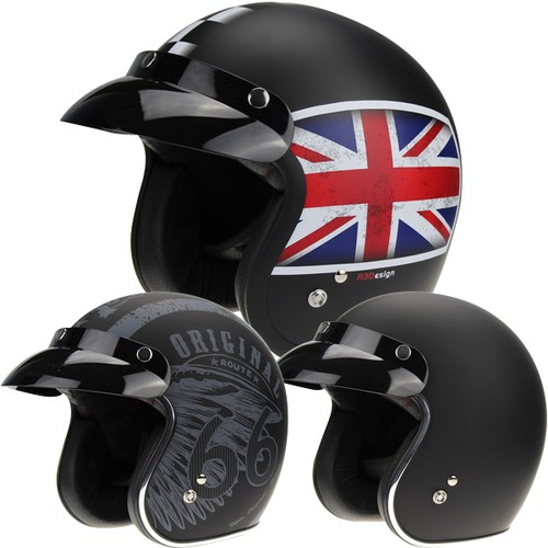 Casco retrò viper - retrò, slim