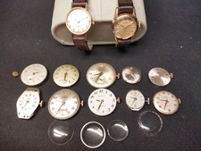 Lotto 12 meccaniche orologi da donna vintage, funzionanti e non (leggi descriz.)