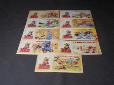 RED 1/9 Serie cpl strisce – Gli Albi dell'Ardimento 55/63 – Ristampe Anastatiche