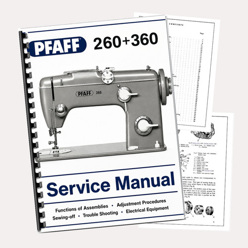 Pfaff 260 360 servizio