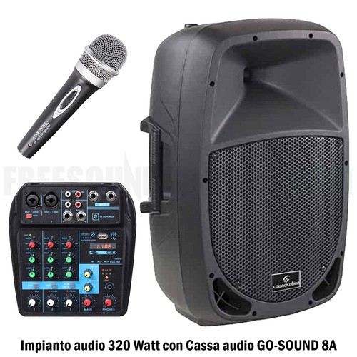 Impianto audio 320 cassa - impianto,