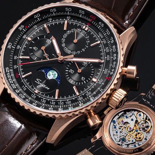 Orologio uomo sugess moonphase - orologio,