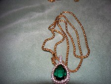 Collana con ciondolo cristallo