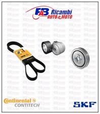 KIT CINGHIA SERVIZI - PULEGGIA ALBERO MOTORE MODIFICATA FIAT- TENDITORE 1.9 JTD