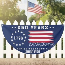Bandiera semicerchio America