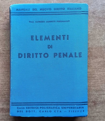 Elementi diritto penale - elementi, di