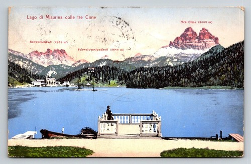 1913 lago misurina tre - di,