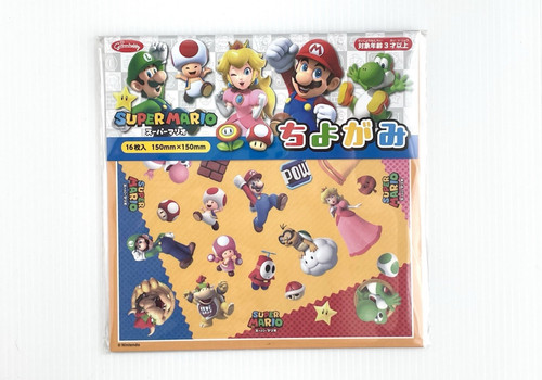 Super mario chiyogami - chiyogami, carta