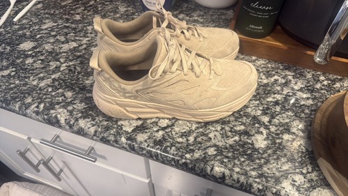 Hoka clifton suede trainers - hoka,