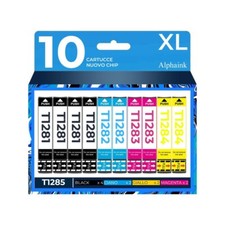 10 CARTUCCE T1285 COMPATIBILI PER EPSON SX125 SX130 SX230 SX235W SX420W SX430W