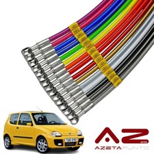 tubi freno in treccia auto su misura hel per fiat seicento 600 187 1999 2004