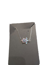 Bracciale donna regolabile con tartaruga marina e zirconi idea regalo