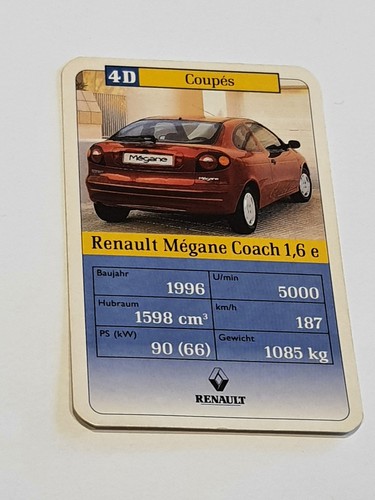 Renault megane coach 4d - 1.6e,