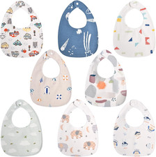 Bavaglino Neonato, 8 Pezzi
