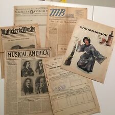 Lotto Giornali  Vari Documenti