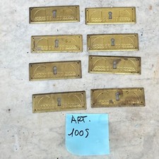 LOTTO mostrine  antiche in ottone lavorato liberty per mobili d'epoca e antichi