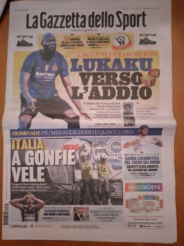 Gazzetta dello sport 21 - dello, 4/8/21
