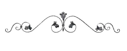 Ornamento ferro battuto - ferro,