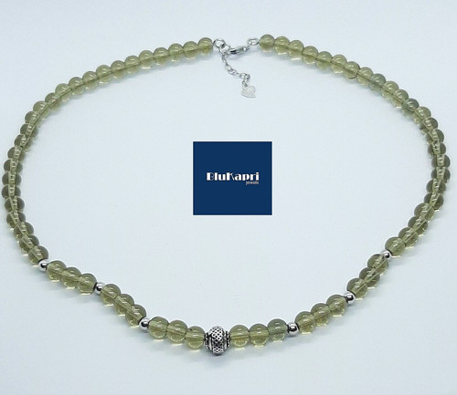 Collana uomo agata naturale - collana,