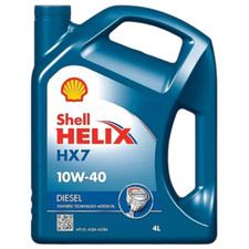 Olio motore Shell Helix HX7 10w40 diesel più 4 litri per Mercedes Fiat Renault VW