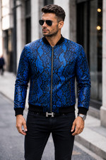 Bomber uomo blu - bomber,