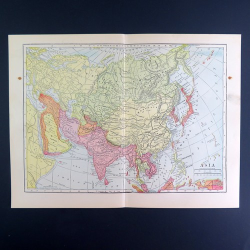 1913 antica mappa asia - 1913, impero