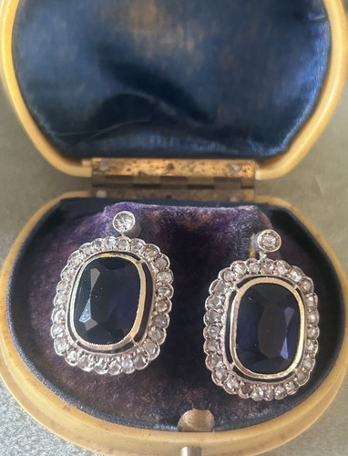 Orecchini antichi oro diamanti - antichi,