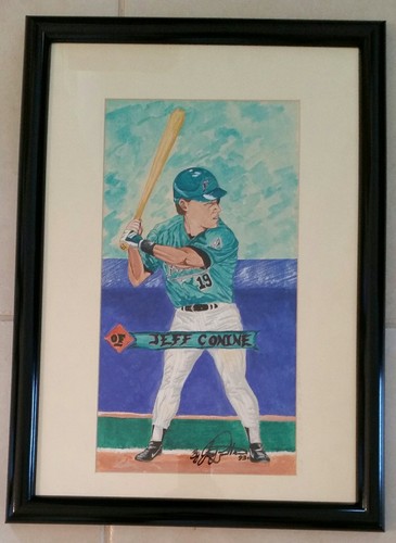 Marlin jeff conine - mr., pittura
