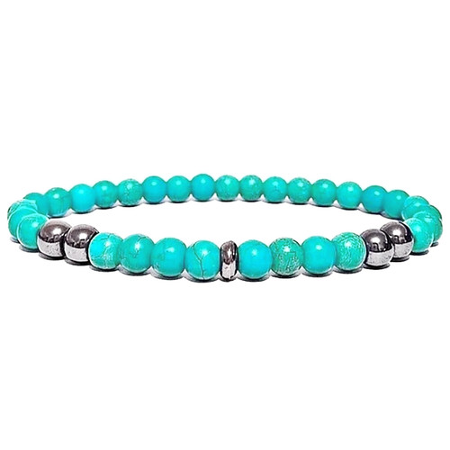 Bracciale turchese naturale - turchese, e