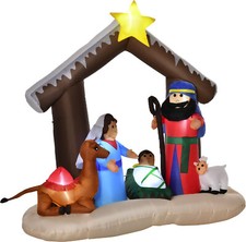 Presepe natale esterno - presepe, da