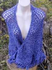 Scialle di ciottoli lavorato a