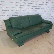 Divano vintage pelle verde - divano,
