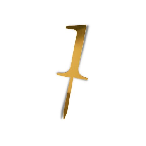Cake topper acrilico numero - acrilico,