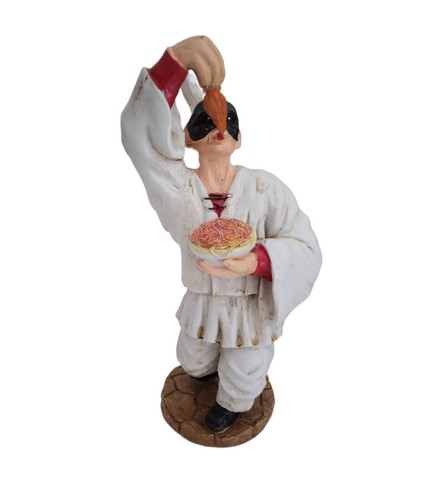 Pulcinella statua gobbo - pulcinella,