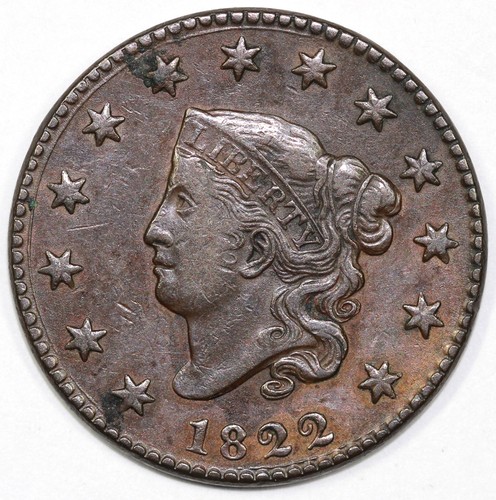 1822 testa corona o - 1822, di