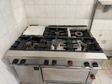 Cucina professionale a gas 6 fuochi