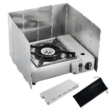 12 Piatti Paravento Fornello Campeggio In Alluminio, Paravento Per (W7L)