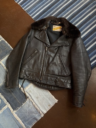 Giacca schott perfecto marrone - schott,
