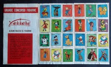 album figurine FERRERO Disney - 100 figurine   diverse serie attaccate  -anni 60