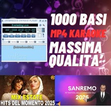 BASI KARAOKE MIDI Raccolta Completa 100 Mila Aggiornate Agosto 2025 + Sanremo 25