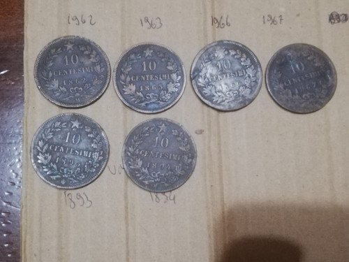 Centesimi 1862 66 67 - centesimi, 1862,63,66,67