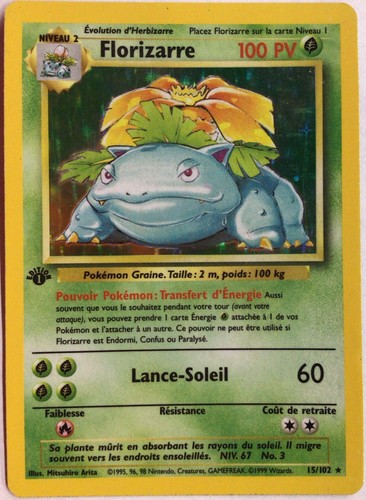 Pokémon tcg venusaur set base - pokémon,