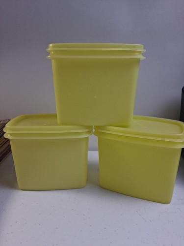 Tupperware lot yellow - lot, of
