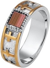 Anello in oro 9 carati Nano