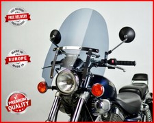 HONDA SHADOW VT 125 500 600 UNIVERSALE CUPOLINO ALTO PARABREZZA TOURING 4 COLORI