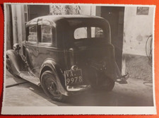 PHOTO FOTO AUTO FIAT 508 BALILLA INCIDENTATA TARGA VA 1930 -40. ( F 15 / F. G. )